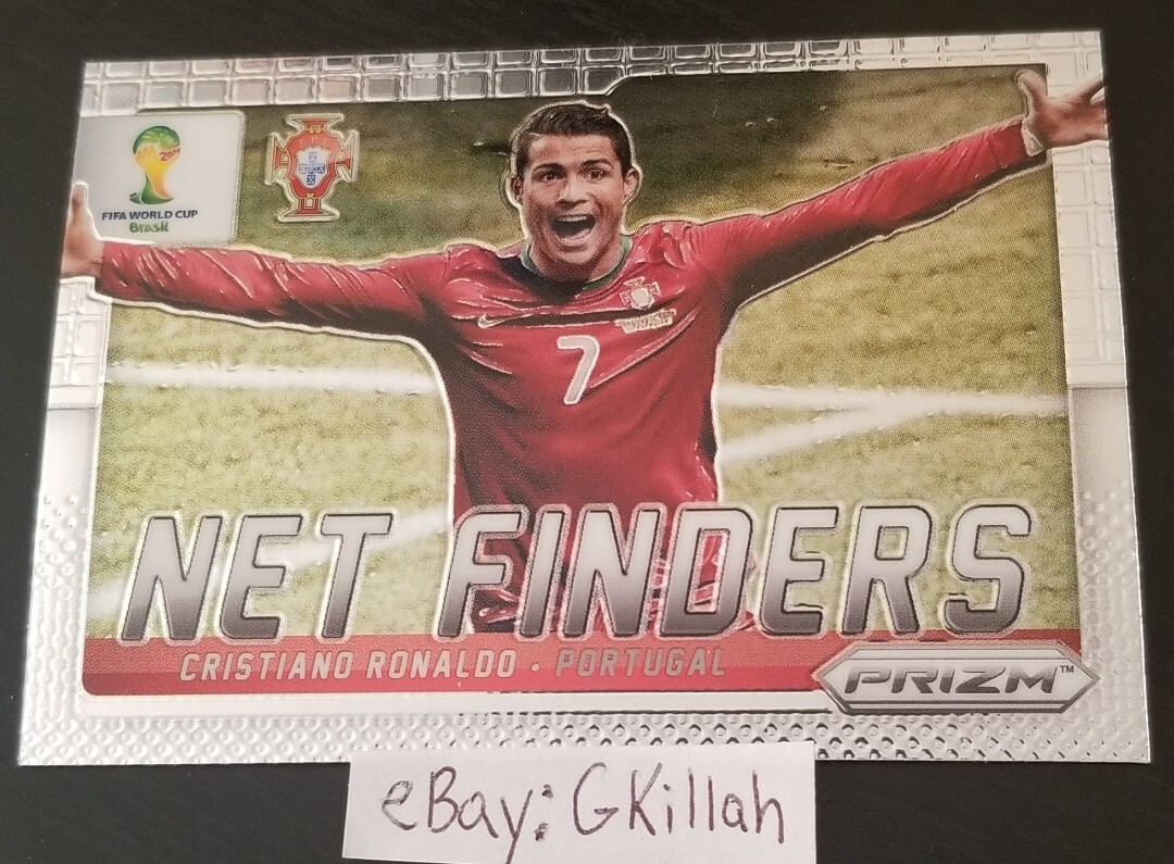 2014 Panini Prizm World Cup Net Finders Cristiano Ronaldo Base #20 Portugal RC