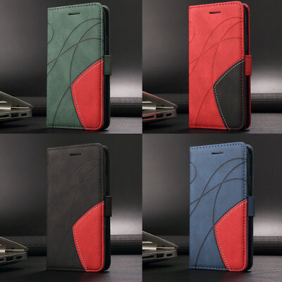 For Oppo Reno 15 14 12 11 13 10 8 7 Find X8 A57 Splice Leather Wallet Phone Case