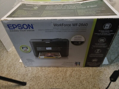 Epson WorkForce WF-2860 All-in-One Wireless Color Printer with Scanner Copier