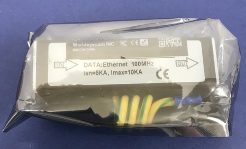 *Lot of 5* NEW RJ45 ETHERNET SURGE PROTECTORS SINGLE CHANNEL w/ GROUND CONNECTOR - Picture 3 of 6