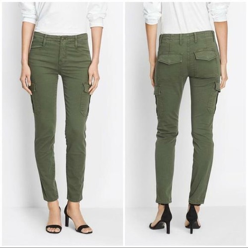 Vince Olive Army Green Skinny Cargo 