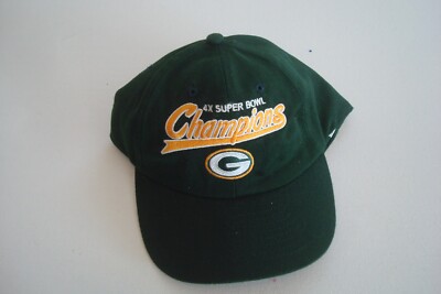 PACKERS CHAMPS STRAPBACK DEADSTOCK HAT CAP VINTAGE J2 BEACH GOLF