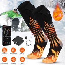 Electric Heated Socks Foot Winter Warmer Sock 360°Circulating Heating Design