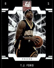 T.J. Ford 2009-10 Donruss Elite #43 Pacers NBA READ FREE SHIPPING AutographDen