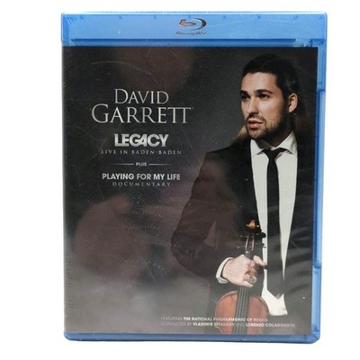David Garrett Legacy Live in Baden Blu-Ray Violin Music New Sealed Documentary