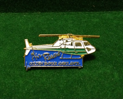 Air Rescue Golden Empire Ambulance Helicopter Lapel Pin