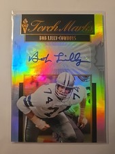 NFL Auto #'d /99 - Bob Lilly 2019 Passing The Torch Football Autograph 