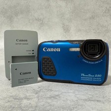 【N Mint】Canon PowerShot D30 12.1MP 5x Waterproof Digital Camera w/Charger...
