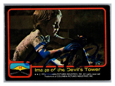 Carey Guffey 1978 Topps Close Encounters of the  Third Kind Signed Card TD1543