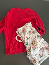 Burts Bees Unisex Adult 2 Piece Christmas Pajama Set Multicolor L