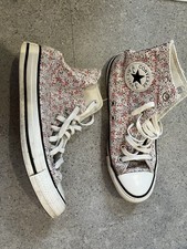 Converse Boots Small Flower Design Size 6