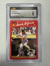1990 DONRUSS MARK MCGWIRE #697 CSG 9