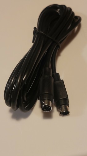 Dish Network S-Video S-VHS HDTV Cable Wire Cord 8' FT 4 Pin Male to Male Black 