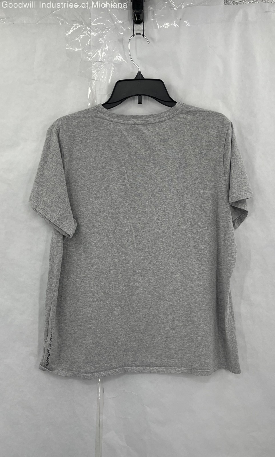 Calvin Klein Women's Gray T-Shirt Sz 1X thumbnail 2