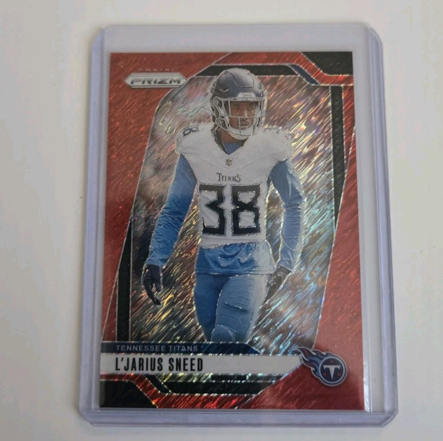2024 panini prizm FOTL red shimmer L'Jarius Sneed 14/35