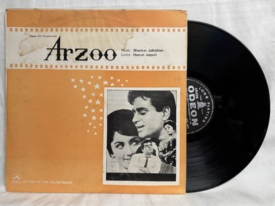 Arzoo LP Vinyl Record Shankar Jaikishan 1966 Bollywood Hindi Film Indian VG+