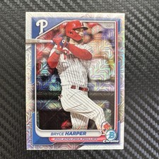 2024 Bowman - Bryce Harper #37 Chrome Mojo Refractor