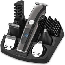 Mens Rechargeable Body Hair Beard Clipper Set Trimmer Shaver Grooming Kit Gift