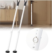 Tutore per porta in metallo grande jammer serratura di sicurezza domestica barra di sicurezza appartamento (confezione da 2)