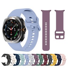 For Samsung Galaxy Watch Ultra 2 47mm Watch Band Silicone Sport Soft Band Strap