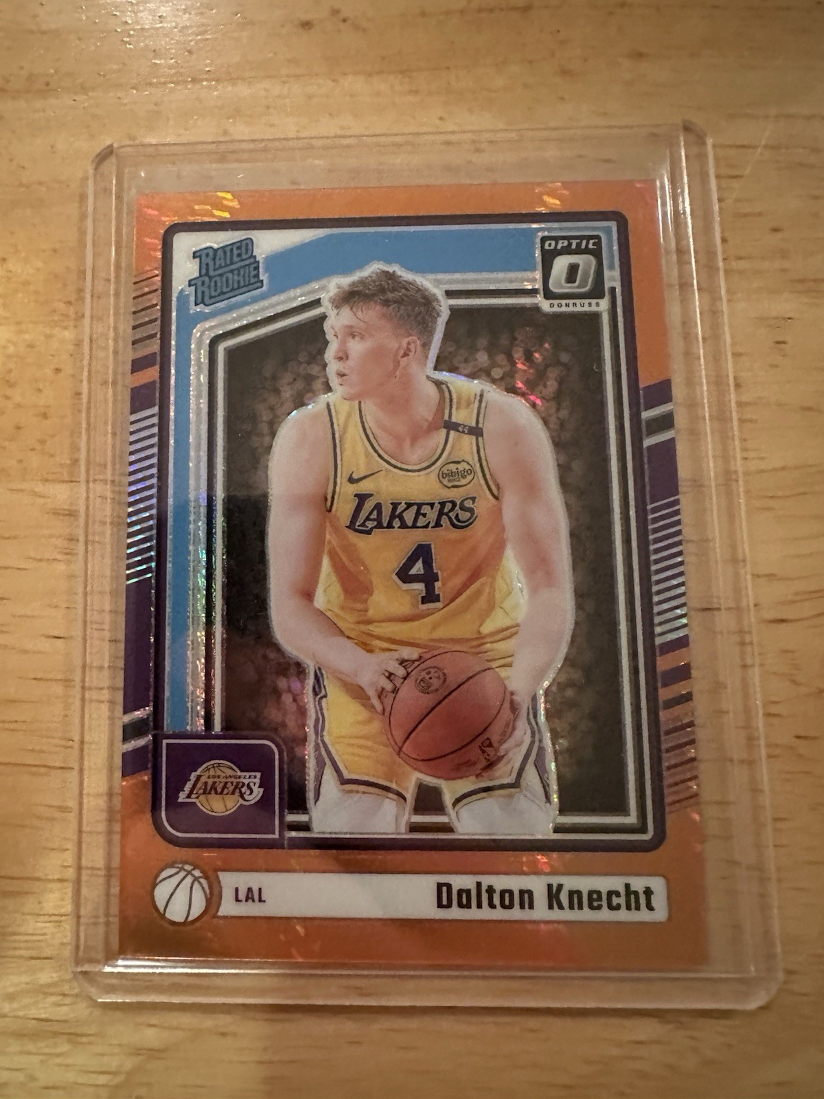 Dalton Knecht 2024-25 Panini Donruss Optic - Rated Rookie #256 Orange Hyper /299