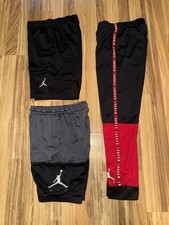 Air Jordan Nike Boys Youth L Large Lot Dri-Fit Joggers Shorts Mesh Lot