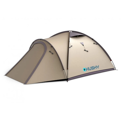 Husky Bizon 3 Plus - klassieke tent - 3 persoons - Licht Bruin