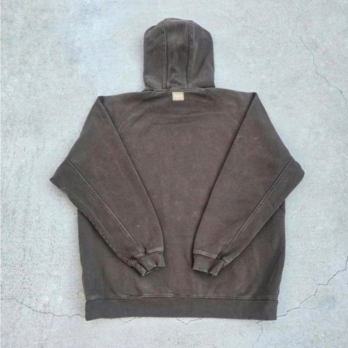 Columbia Mens Size XL Brown Tone Embroidered Y2K Branded hoodie - Picture 4 of 6