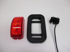 Red 3 Led 2.5 Truck Trailer Rv Clearance Side Marker Light Grommet Mount