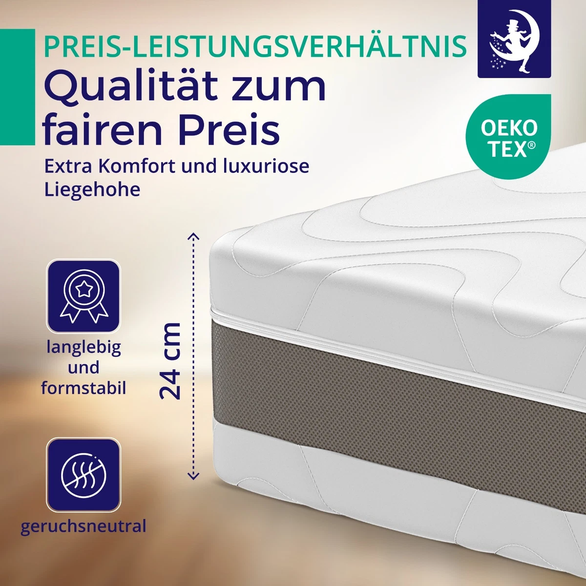 Materasso 90x200 A Molle Laura Cocco Visco - Ami Mobili - Foto 11