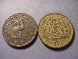 Canada Colonial Penny Pair #100185