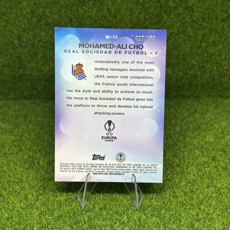 2022-23 Topps Chrome #W-11 Mohamed-Ali Cho Wonderkids Blue #/150 - Image 2 of 2