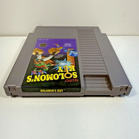 Solomon's Key -- NES Nintendo Original Classic Authentic Game TESTED