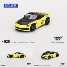 MINI GT 1:64 Nissan Z LB NATION WORKS Ikazuchi Yellow Diecast Model Car