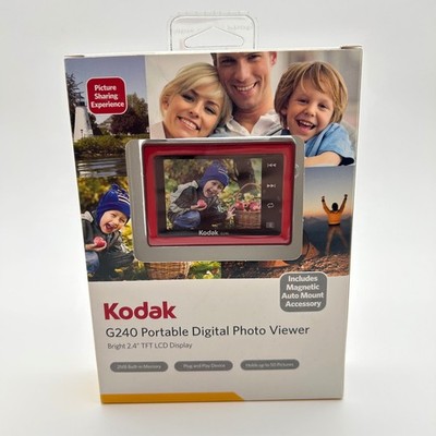 Kodak G240 Portable Digital Photo Viewer Unisex OS Red 2.4in LCD 2MB Magnetic