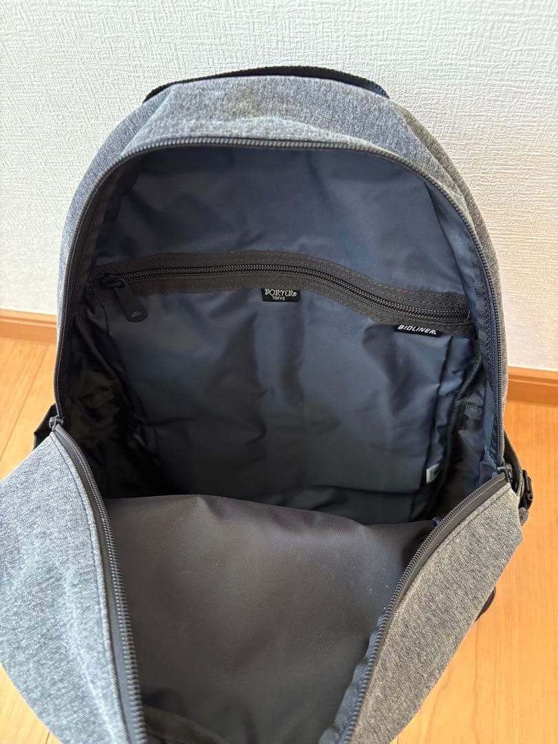 Porter Function L Daypack Backpack Black Gray Use… - image 14