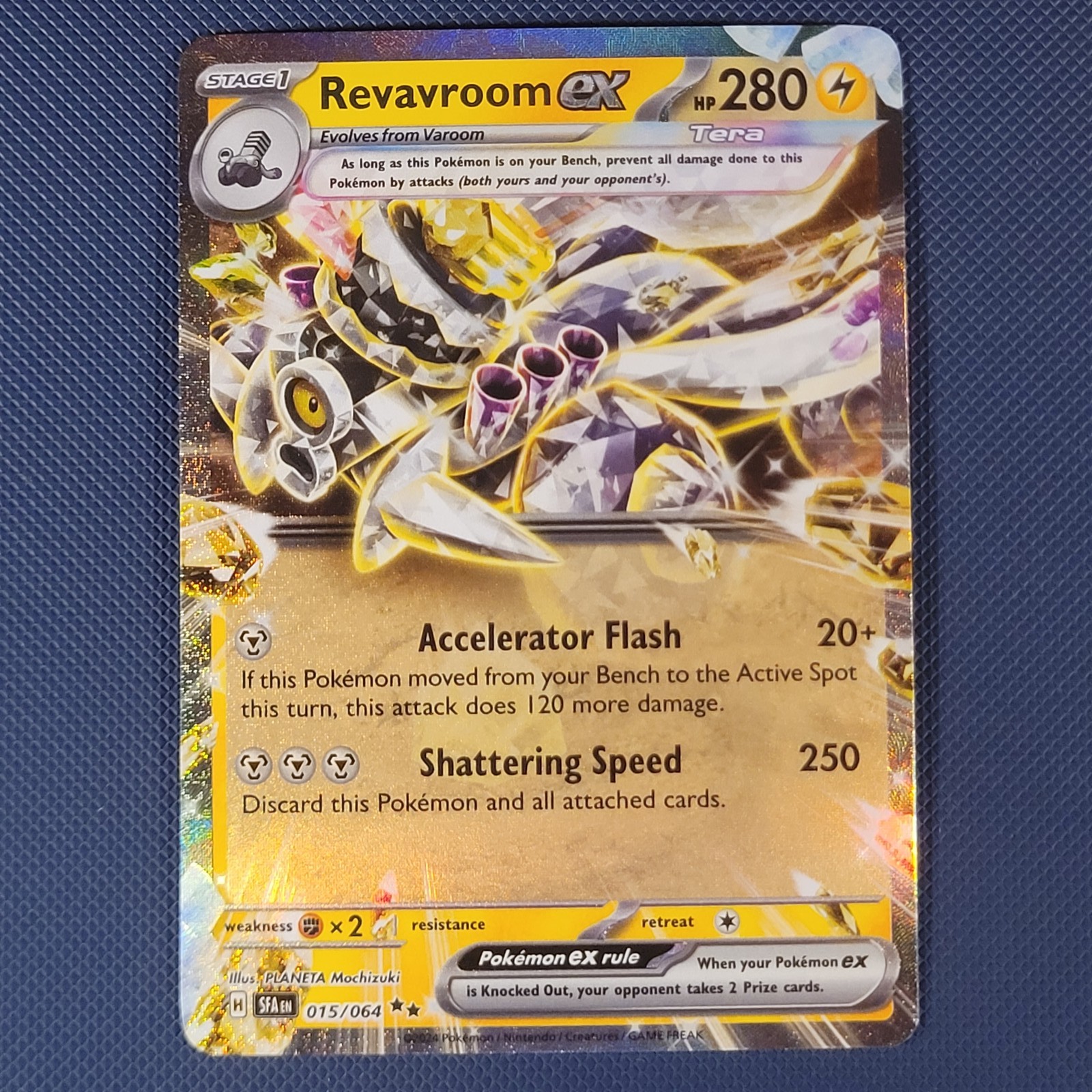 Revavroom ex 15/64 - Shrouded Fable - Double Rare Holo Pokemon Card - NM