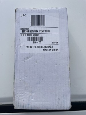 Liebert SN-Z01 Network Temperature Sensor 1 Temp ROHS Sealed New