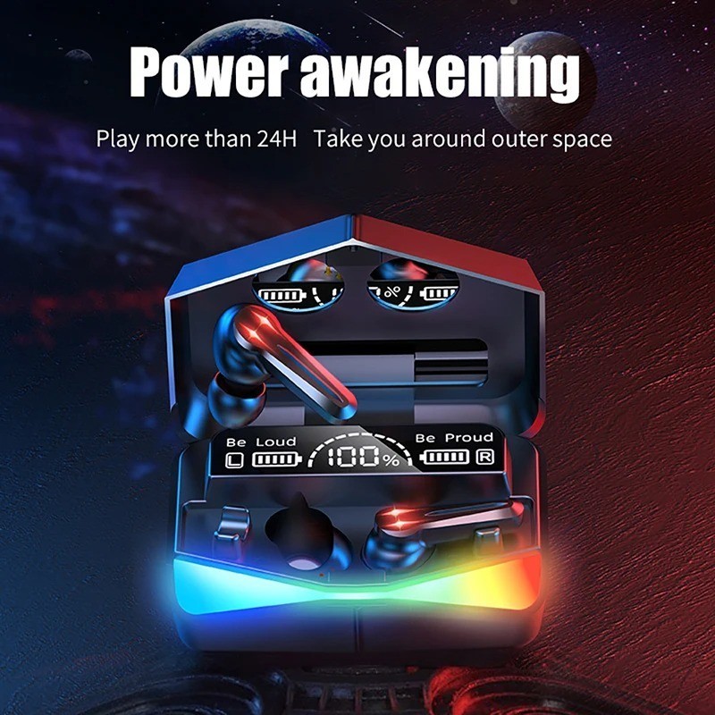 Wireless Earbuds with Bluetooth 5.3 Active Noise Cancelling Stereo Sound-image