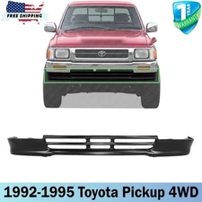Front Lower Valance Panel Steel Painted Black For 1992-1995 Toyota Pickup 4WD