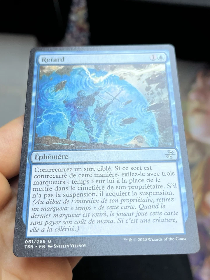 FRENCH 🚫 Delay / Retard 🚫 NM 🚫 Time Spiral Remastered 🚫  Mtg (1934) - Image 2 of 4