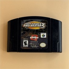 Tony Hawk's Pro Skater 3 Nintendo 64 N64 Black Cartridge Authentic