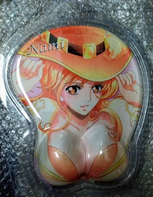 One Piece Nami 3D Mouse Pad 15th Anniversary Breast Japan