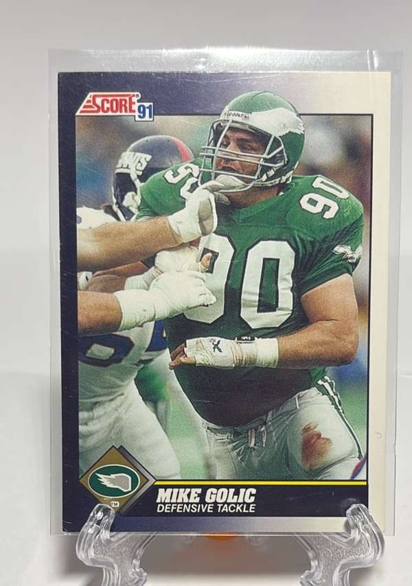 1991 Score #519 Mike Golic Excellent