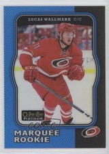 2017 O-Pee-Chee Platinum Retro Marquee Rookies Rainbow Blue Lucas Wallmark 5mc