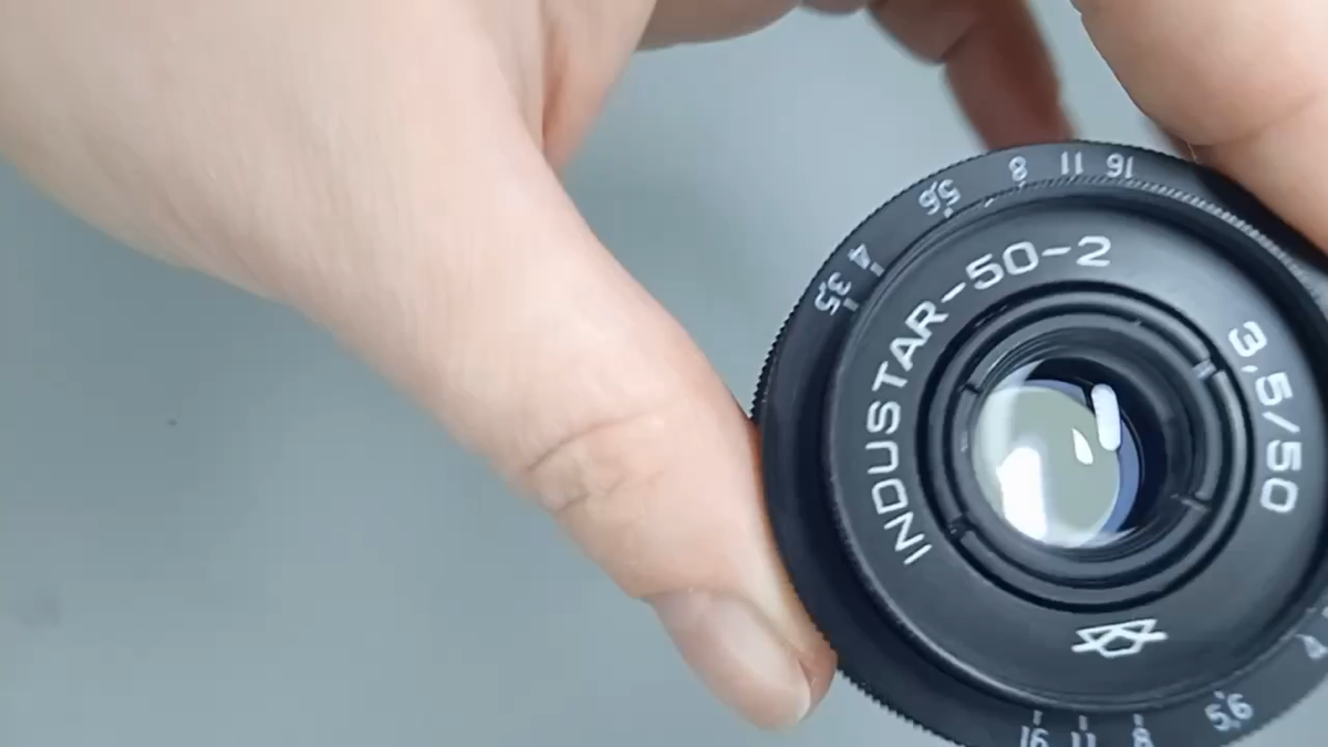 Soviet Lens INDUSTAR 50 - 2 (50 mm f/3.5) copy Tessar mount m42