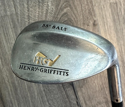 Henry Griffitts RH SW 55* HG Steel R Flex Royal Rubber Grip SALT Wedge
