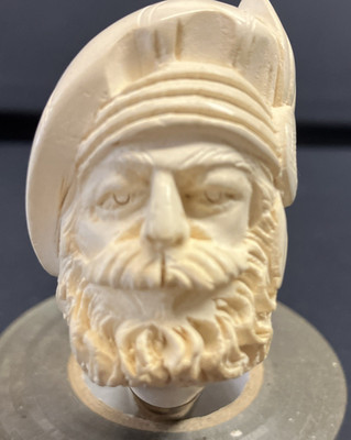 Ottoman Sultan Eagle Turkey Block Meerschaum Pipe Handmade 