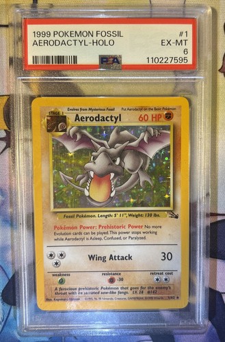 Aerodactyl (Unlimited) graded PSA 6 for sale on eBay