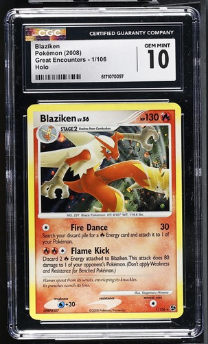 Blaziken graded CGC 10 for sale on eBay